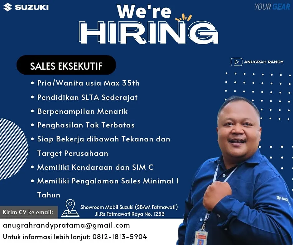 Logo Suzuki (SBAM Fatmawati)