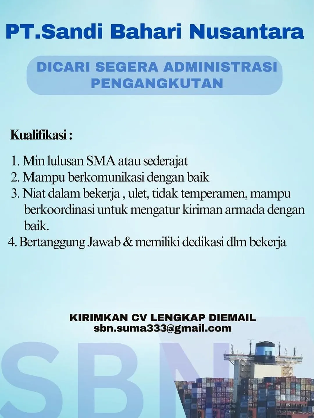 Logo PT.Sandi Bahari Nusantara