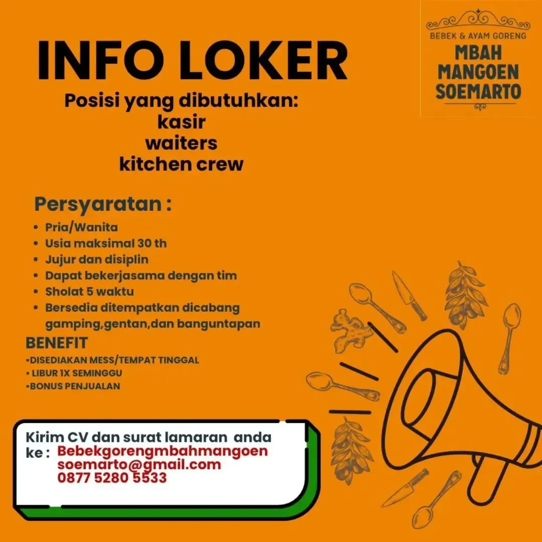 Logo Bebek & Ayam Goreng MBAH MANGOEN SOEMARTO