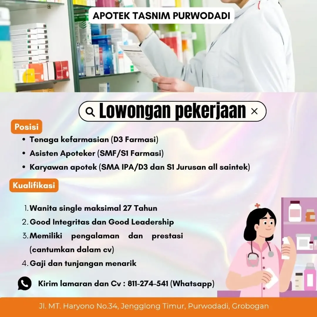 Logo APOTEK TASNIM PURWODADI