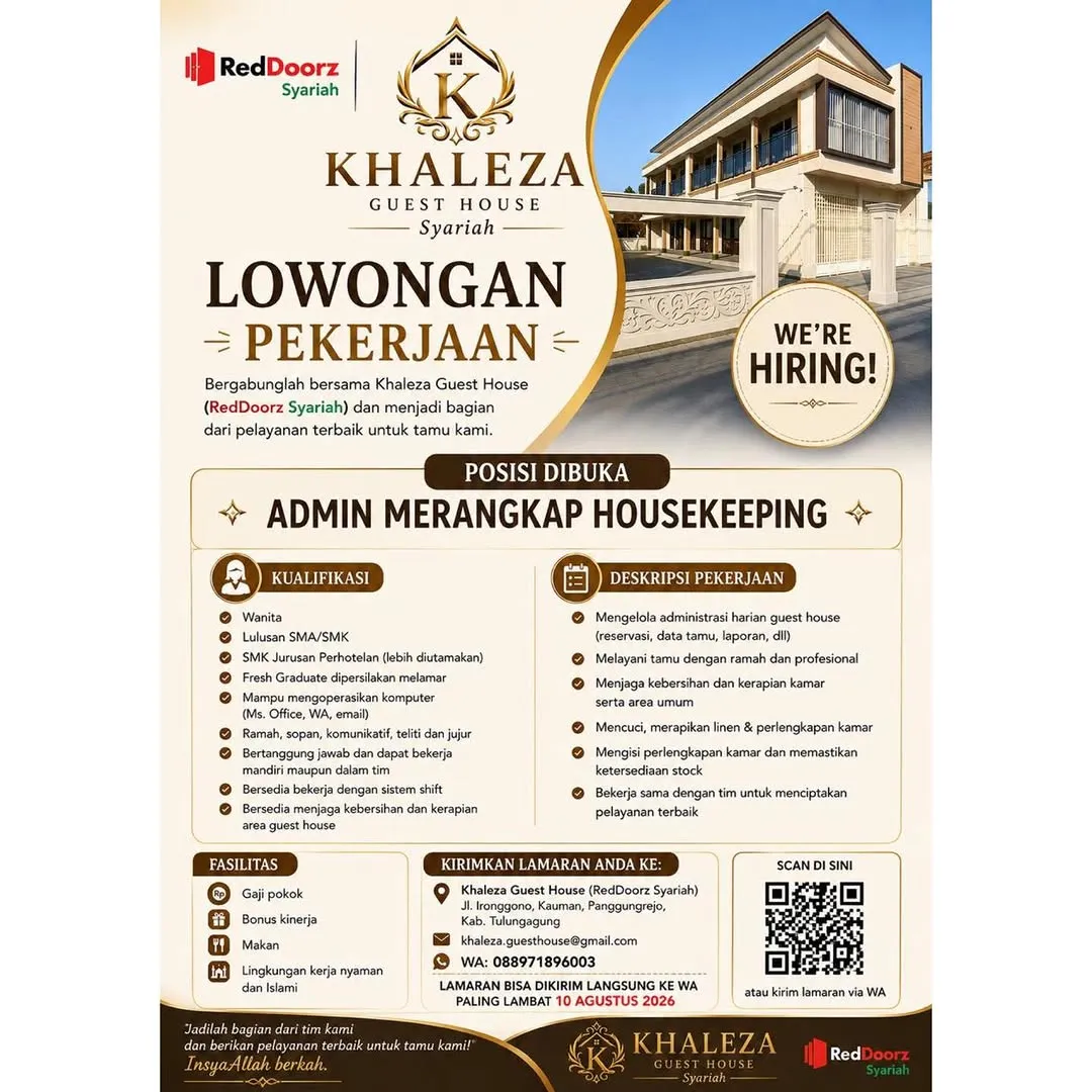 Logo Khaleza Guest House (RedDoorz Syariah)