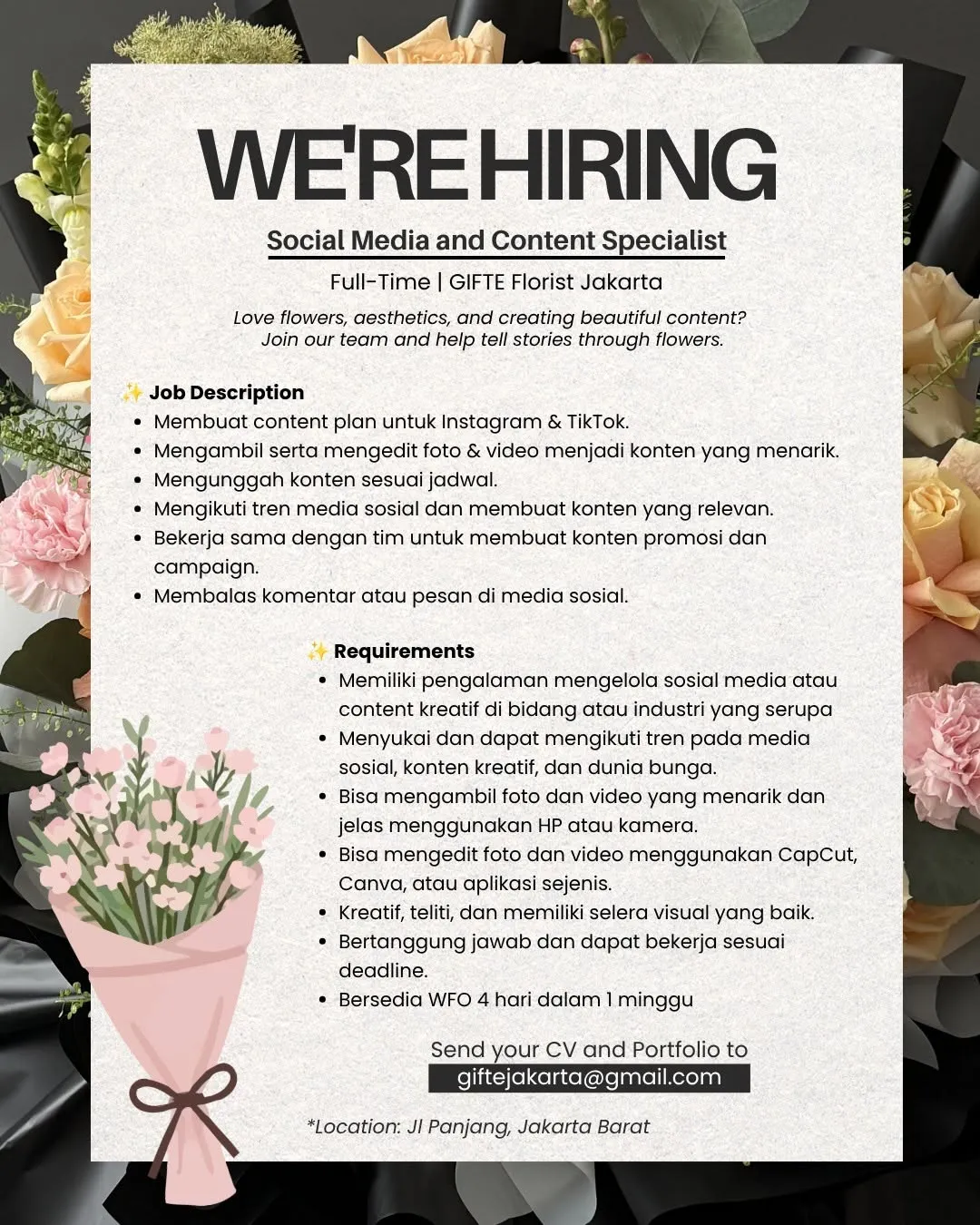 Logo GIFTE Florist Jakarta