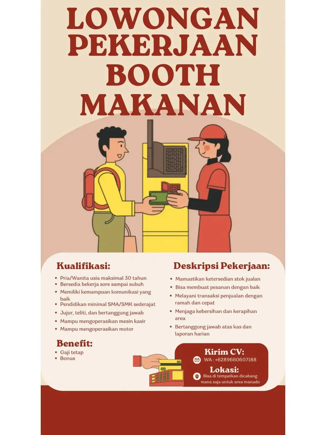 Logo Booth Makanan