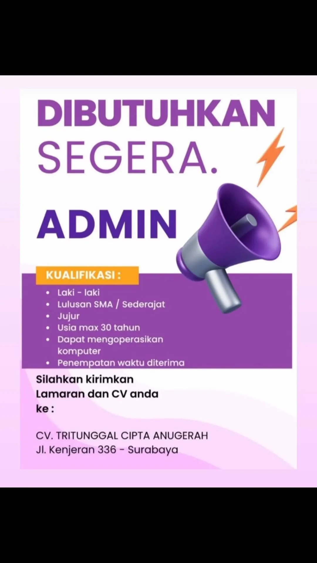 Logo CV. TRITUNGGAL CIPTA ANUGERAH