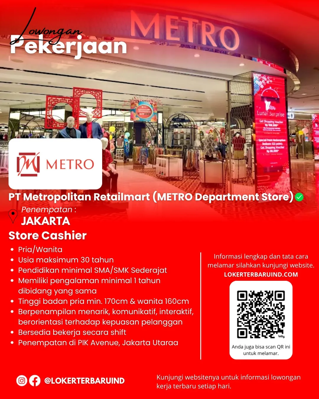 Logo PT Metropolitan Retailmart