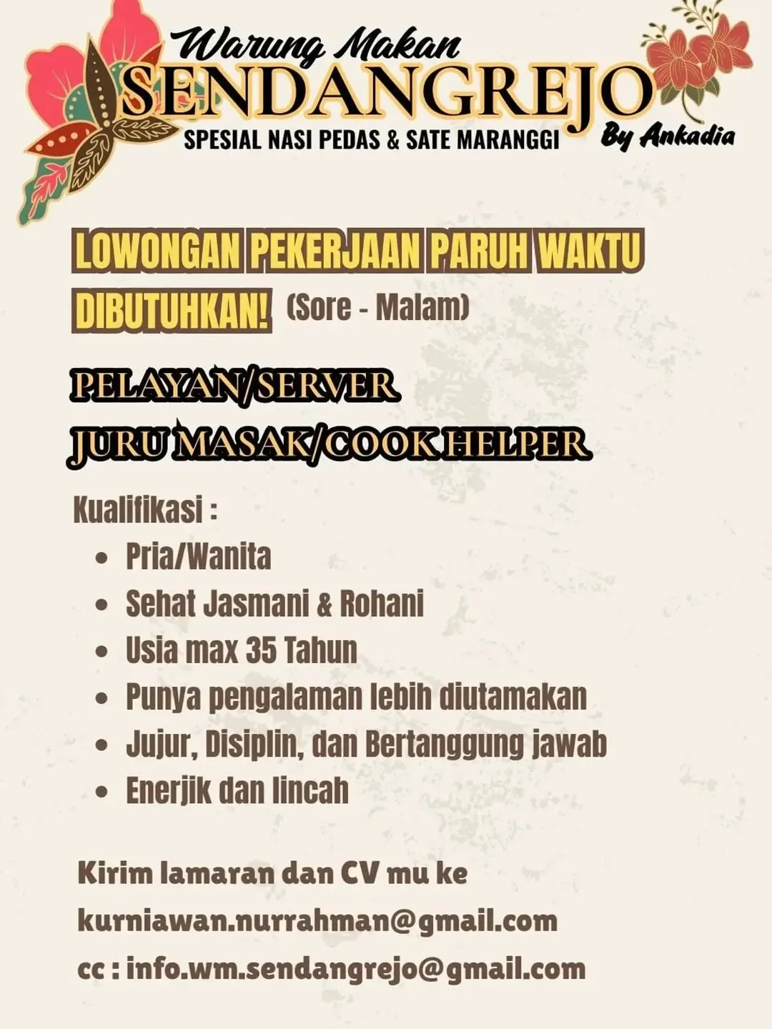 Logo Warung Makan Sendangrejo