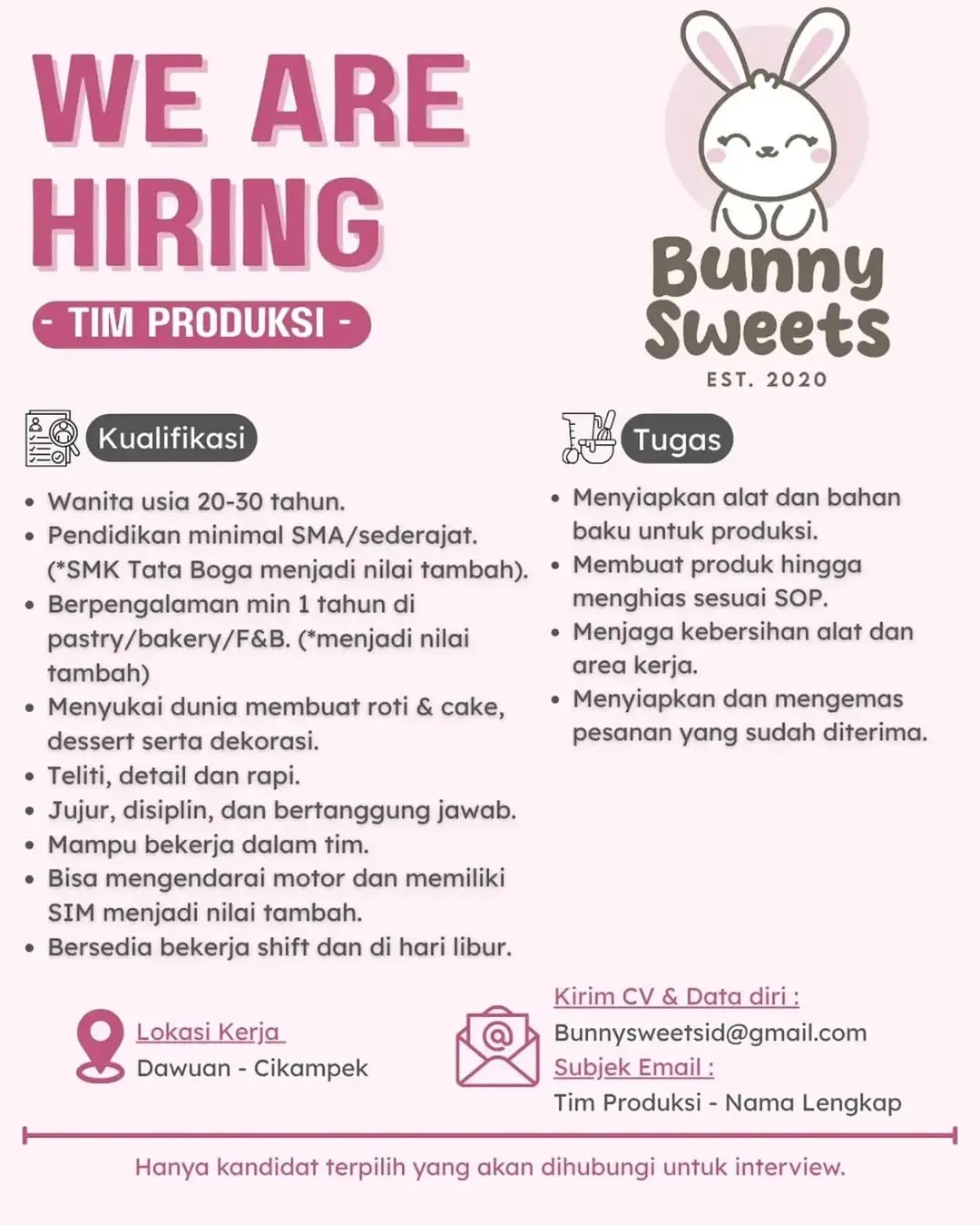 Logo Bunny Sweets