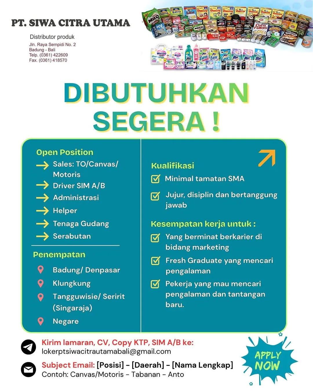 Logo PT. SIWA CITRA UTAMA