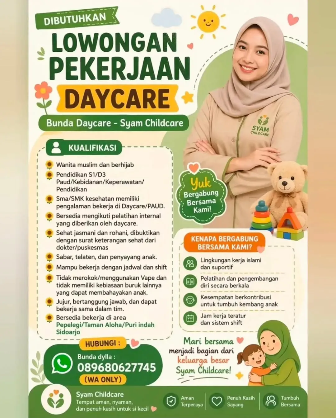 Logo Bunda Daycare - Syam Childcare