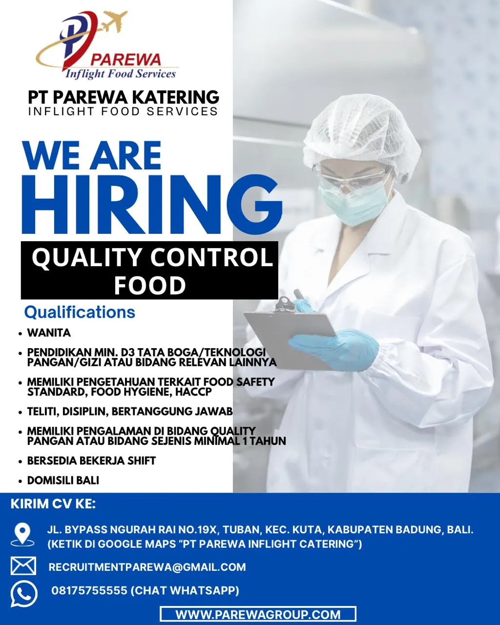Logo PT Parewa Katering Inflight Food Services