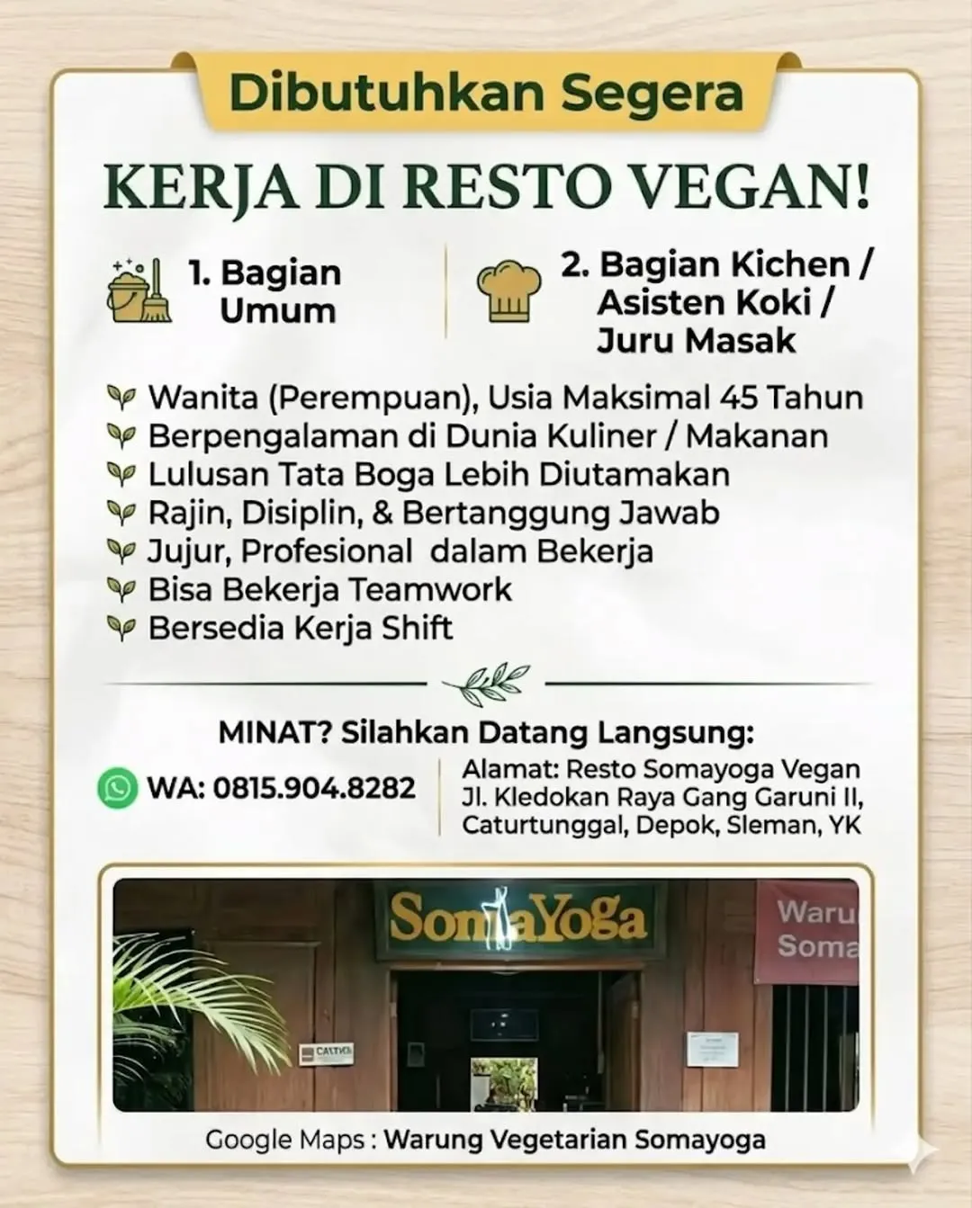 Logo Resto Somayoga Vegan