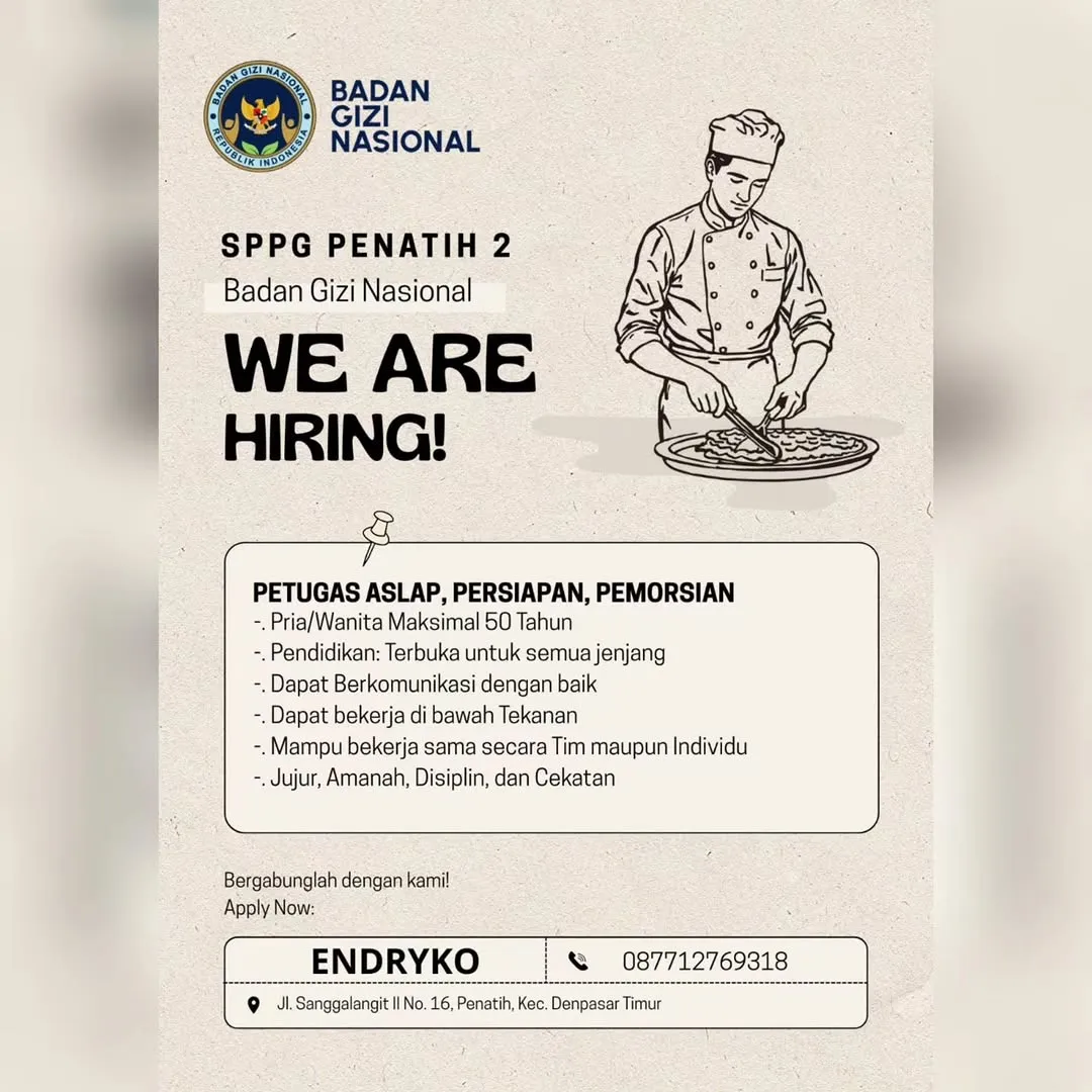Logo Badan Gizi Nasional (SPPG Penatih 2)