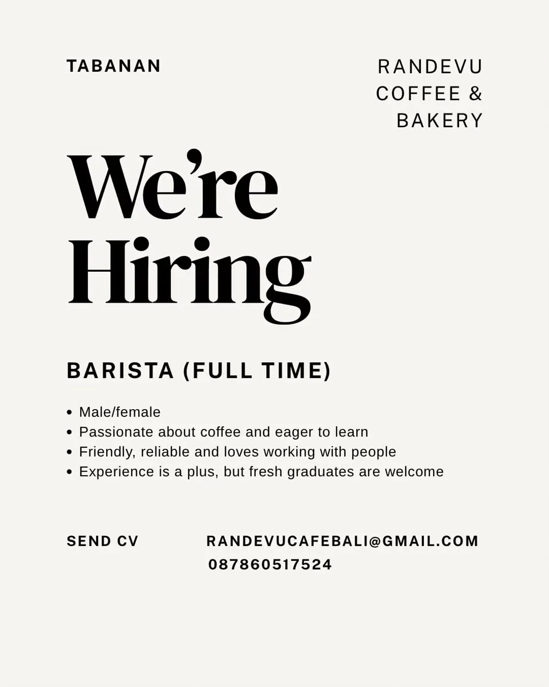 Logo Randevu Coffee & Bakery