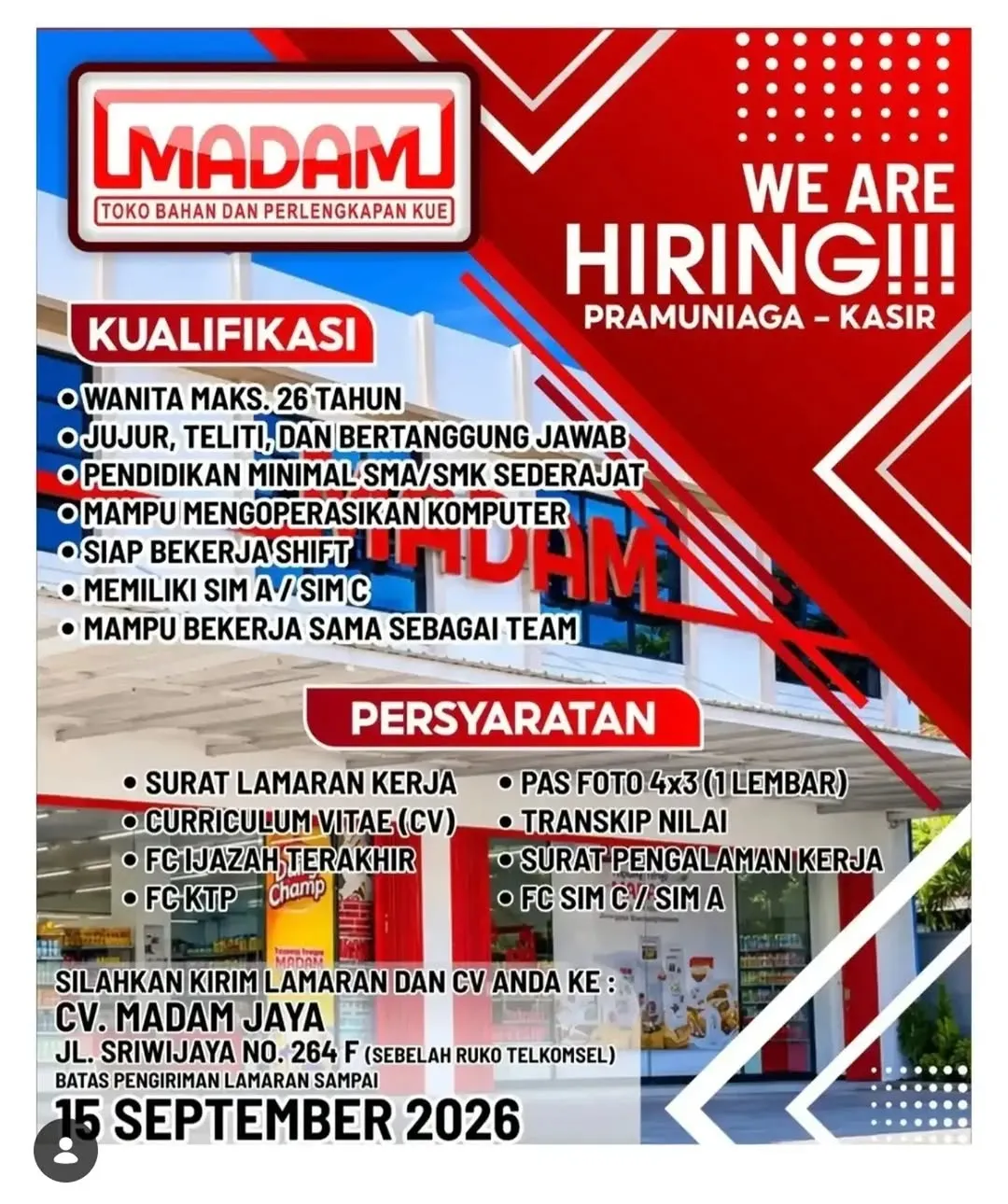 Logo CV. Madam Jaya
