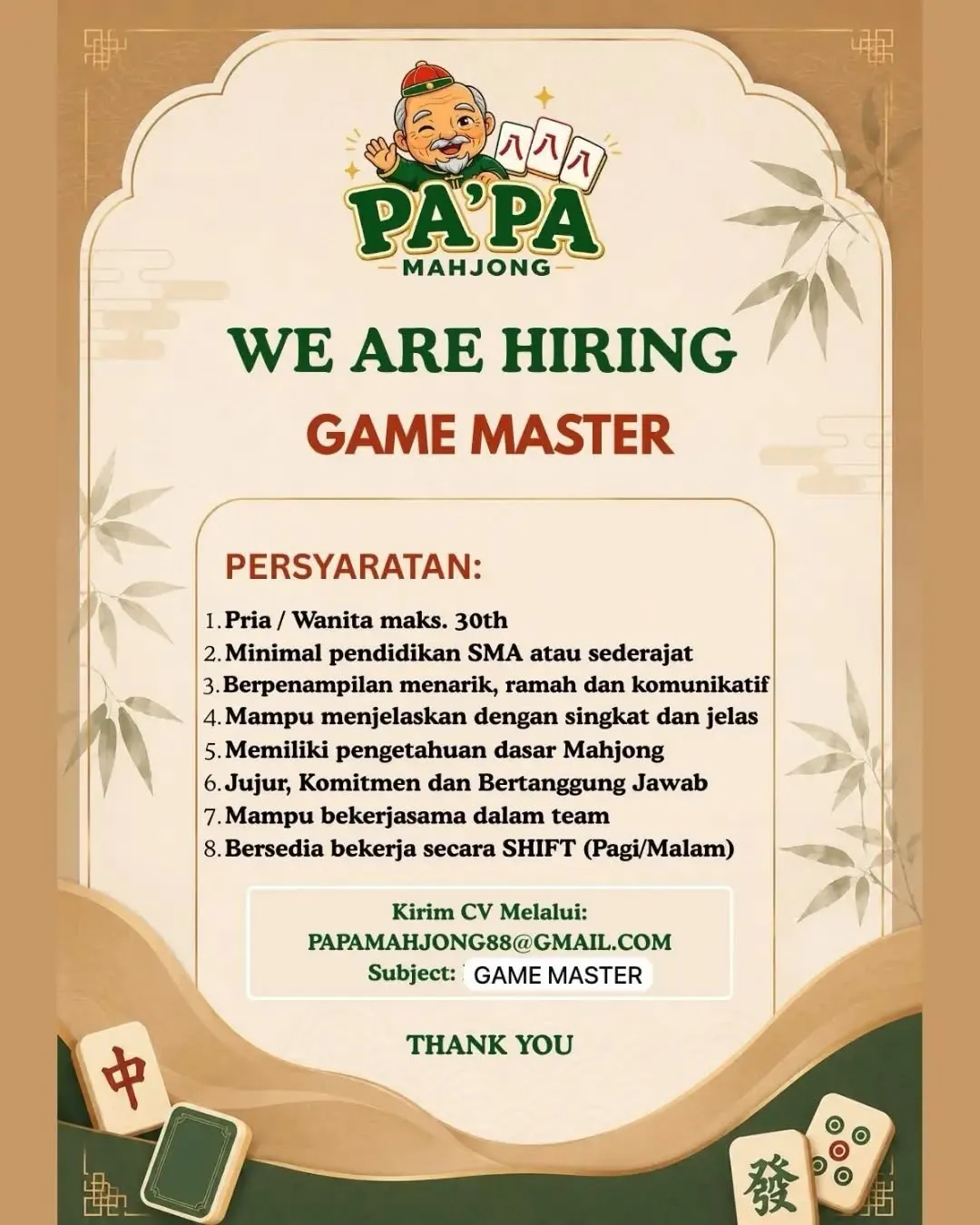 Logo Pa'Pa Mahjong