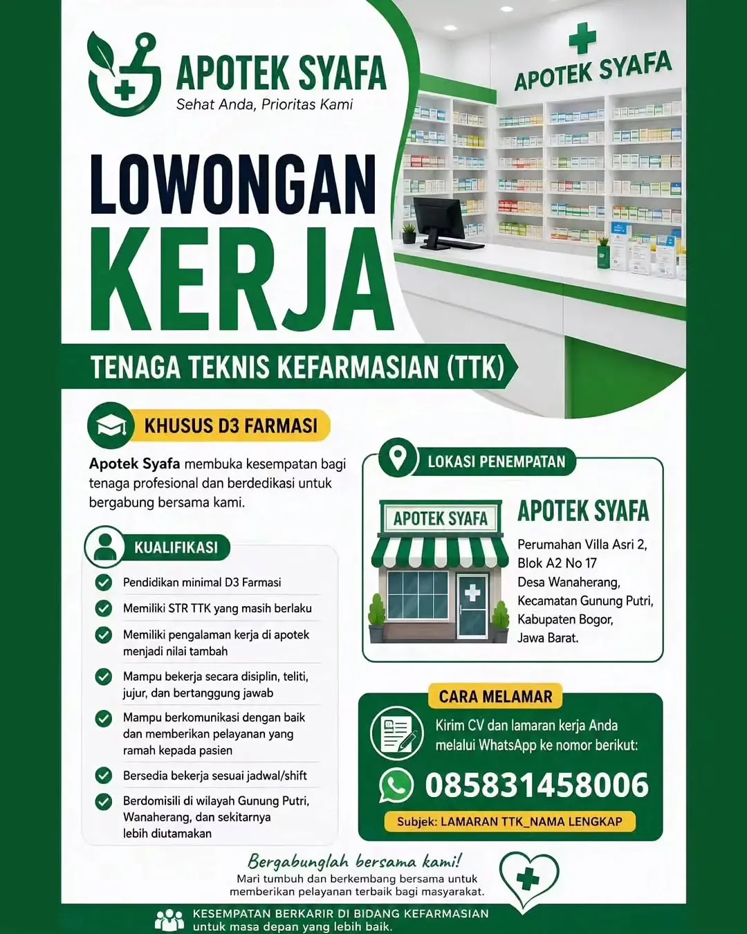 Logo Apotek Syafa