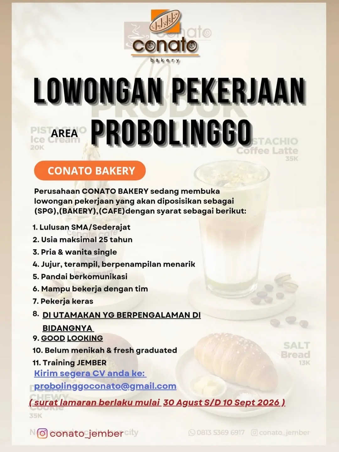 Logo CONATO BAKERY