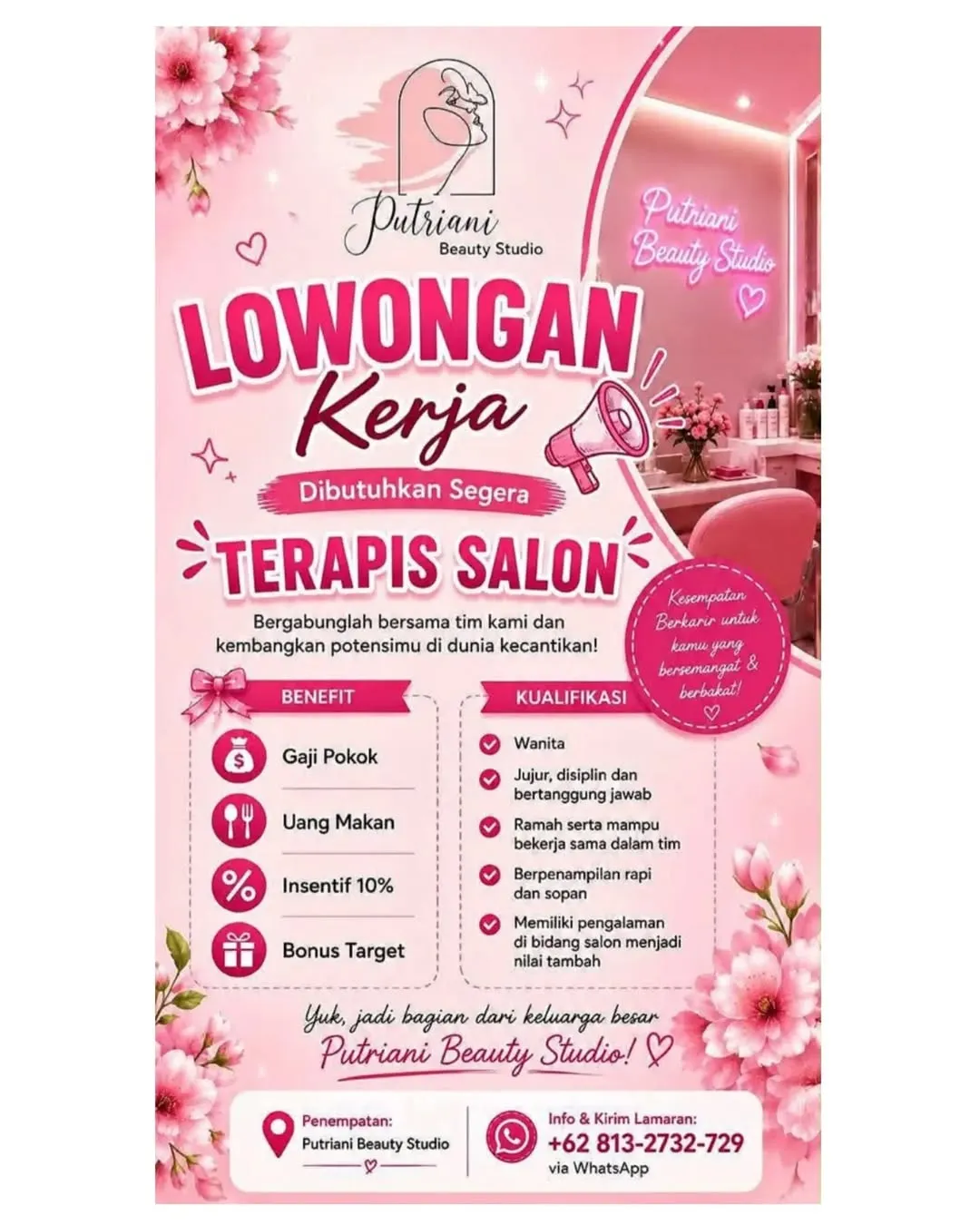 Logo Putriani Beauty Studio
