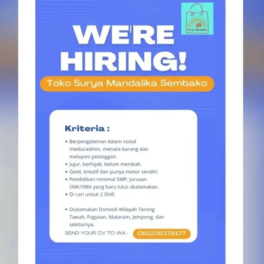 Logo Toko Surya Mandalika Sembako
