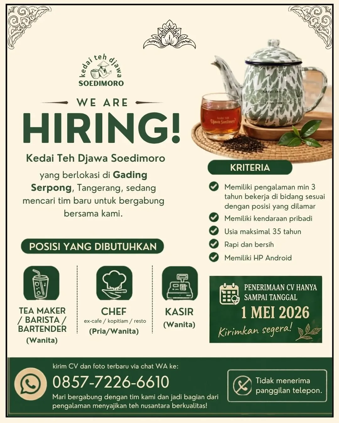 Logo Kedai Teh Djawa Soedimoro