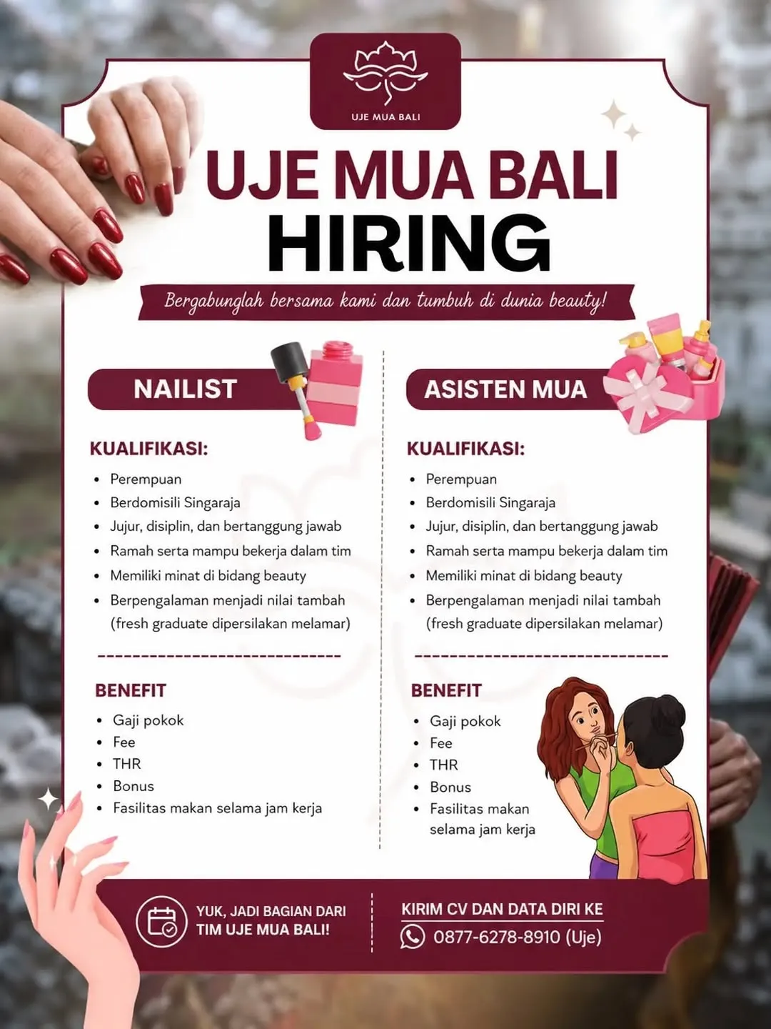 Logo UJE MUA BALI