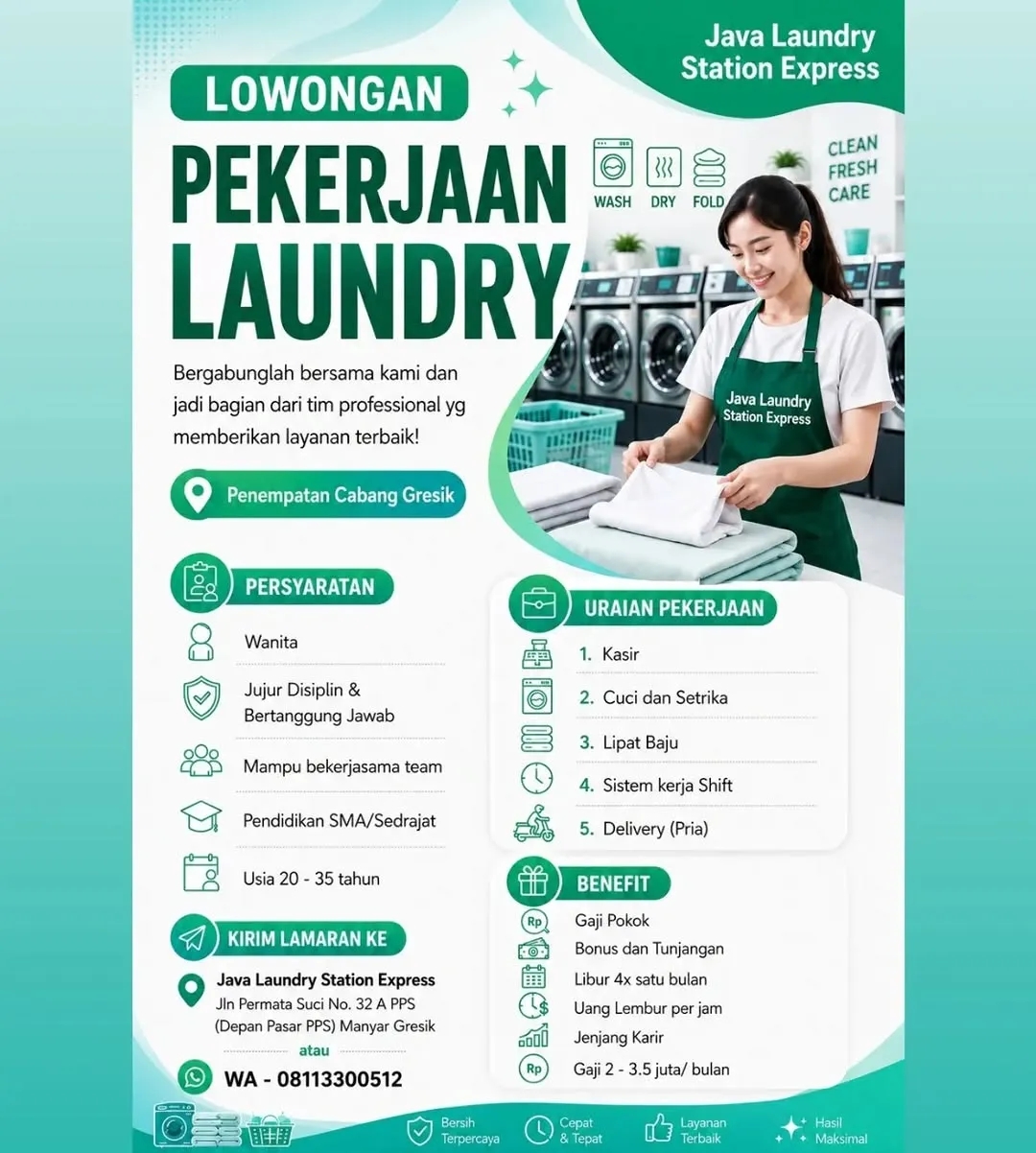 Logo Java Laundry Station Express