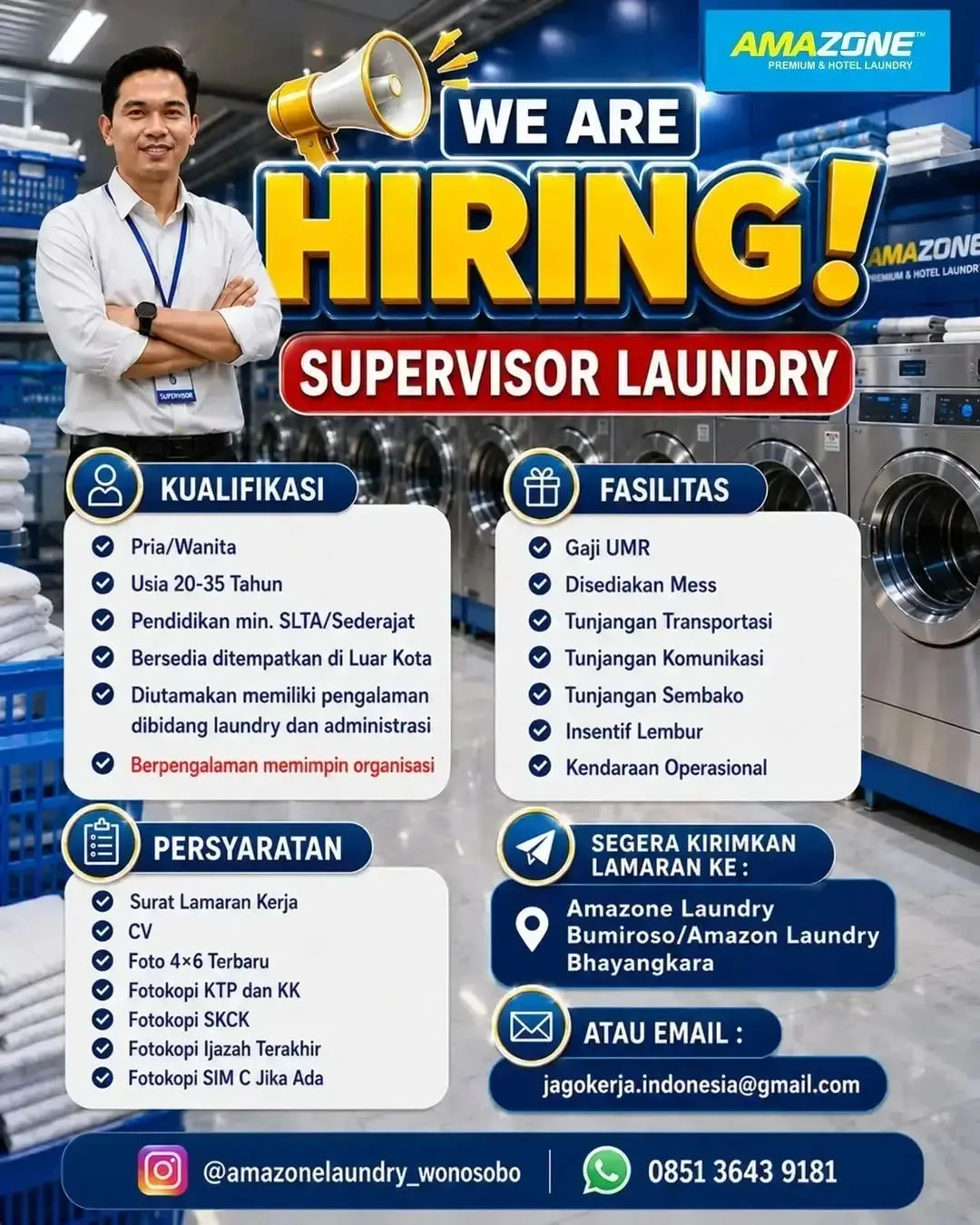Logo Amazone Premium & Hotel Laundry