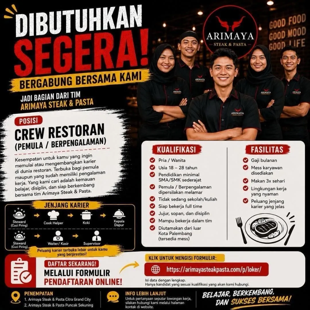 Logo Arimaya Steak & Pasta
