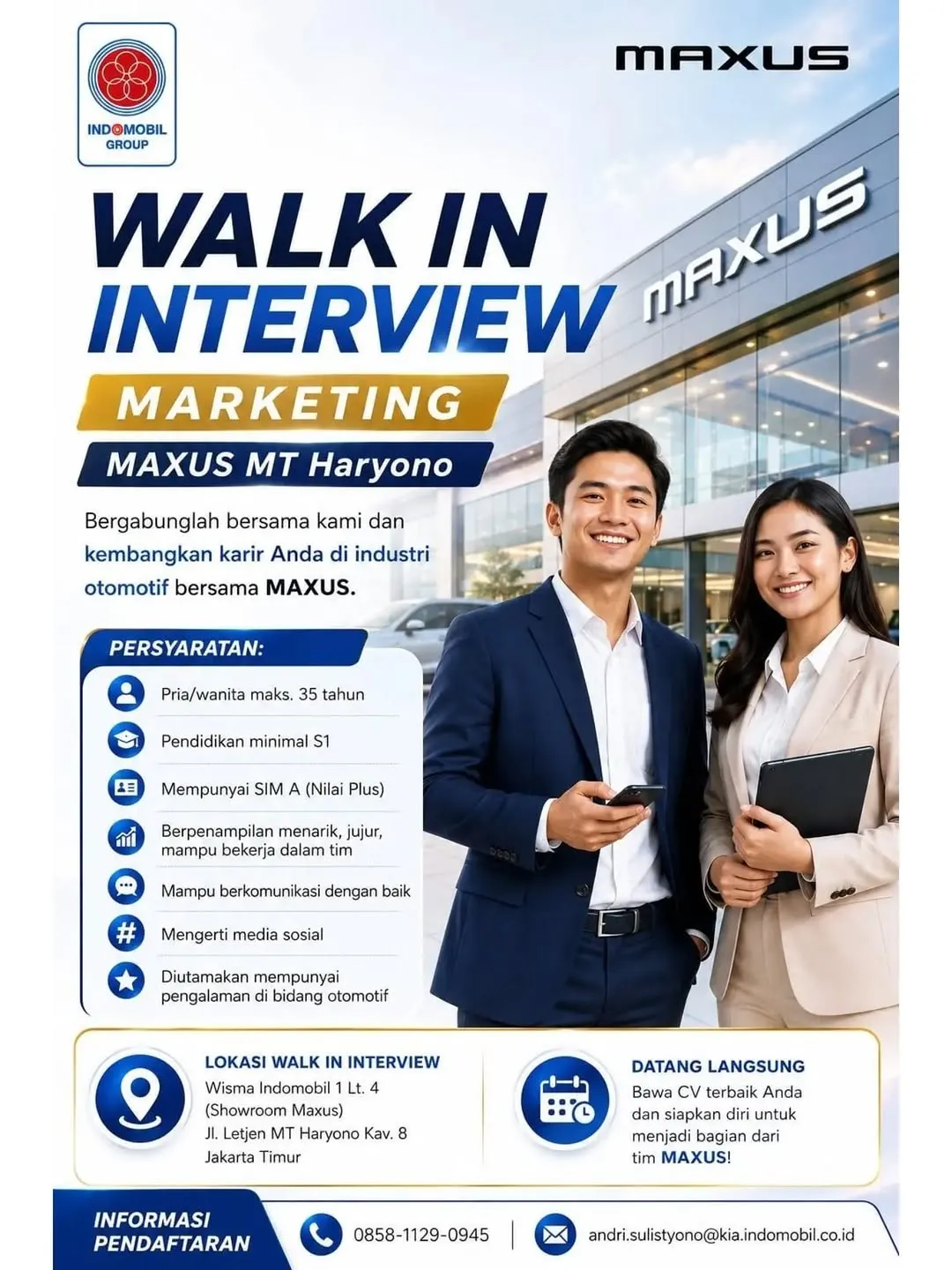 Logo MAXUS MT Haryono