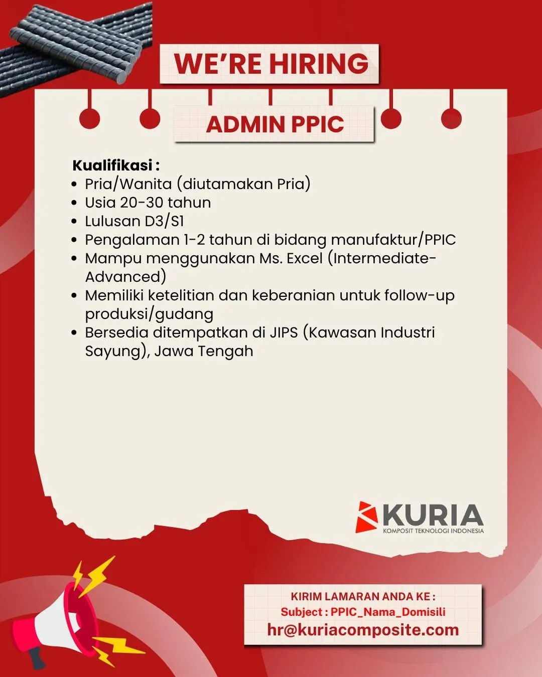 Logo PT. Kuria Komposit Teknologi Indonesia
