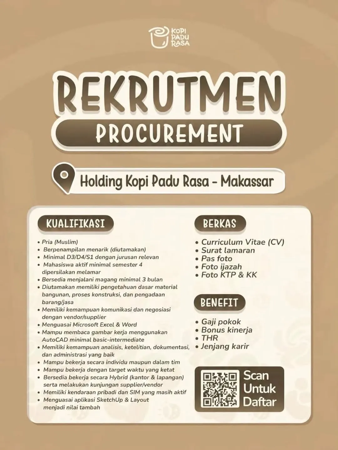 Logo Holding Kopi Padu Rasa