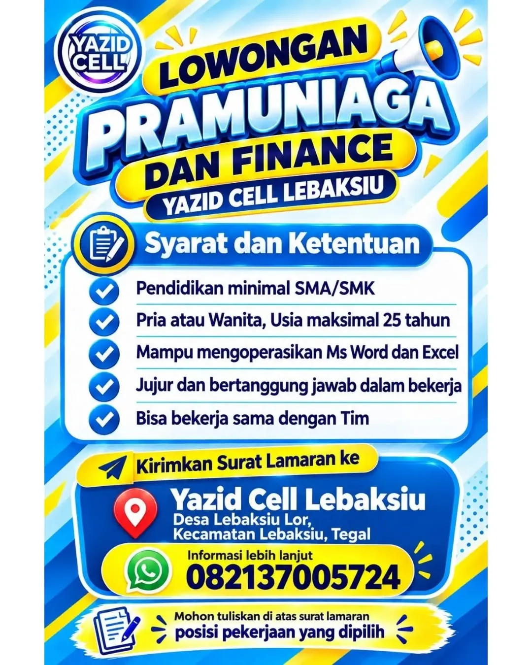 Logo Yazid Cell Lebaksiu