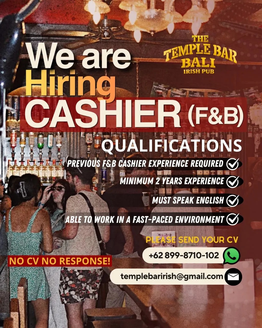 Logo THE TEMPLE BAR BALI IRISH PUB