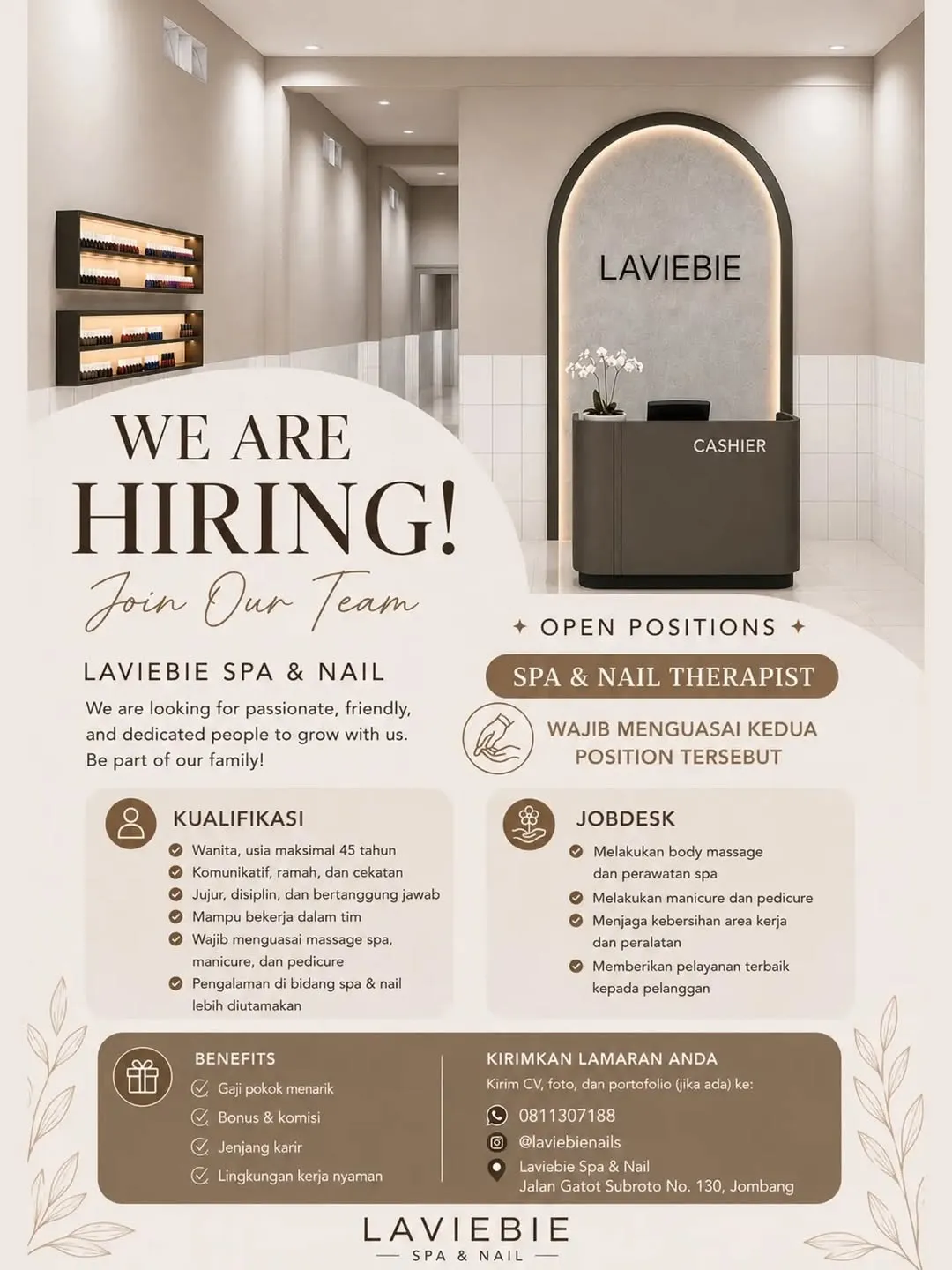 Logo Laviebie Spa & Nail