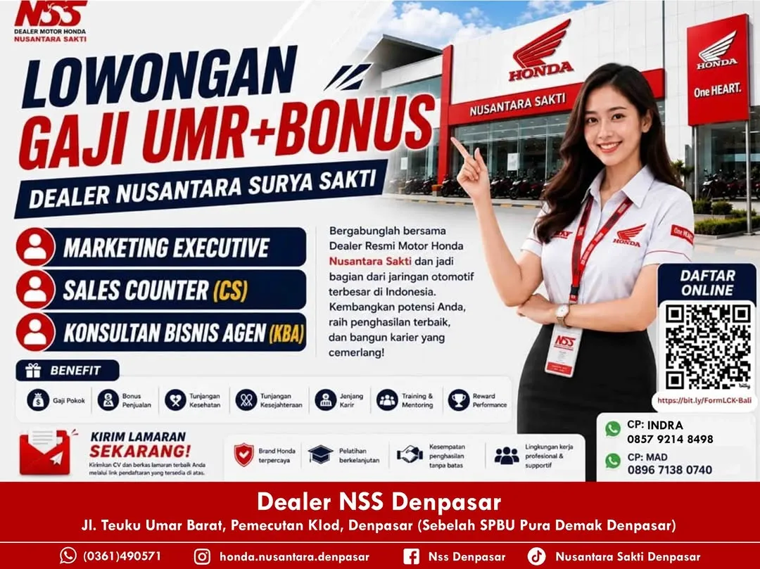 Logo Dealer Nusantara Surya Sakti (NSS Denpasar)