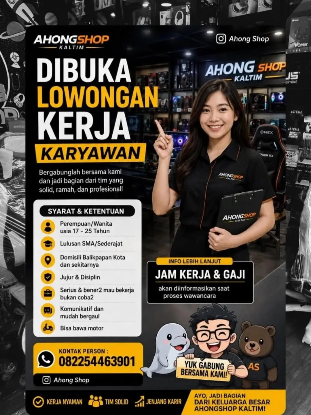 Logo Ahong Shop KALTIM