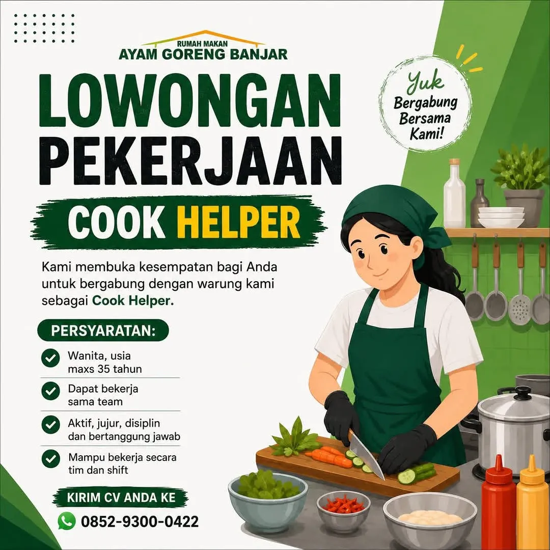Logo Rumah Makan Ayam Goreng Banjar