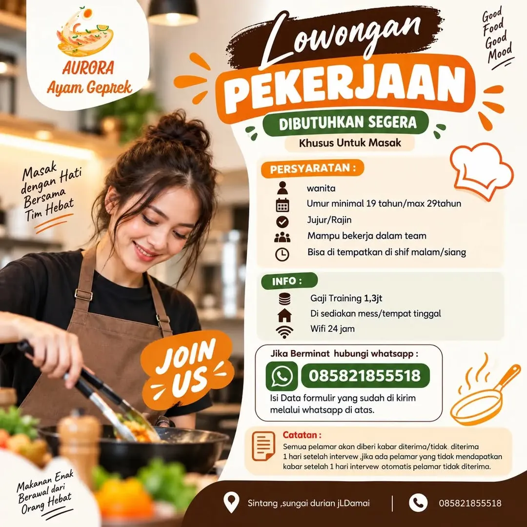 Logo AURORA Ayam Geprek