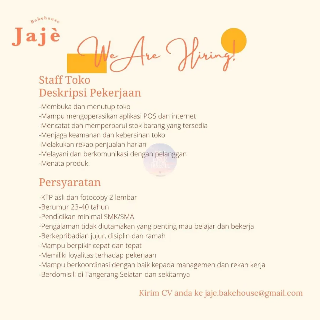 Logo Jaje Bakehouse