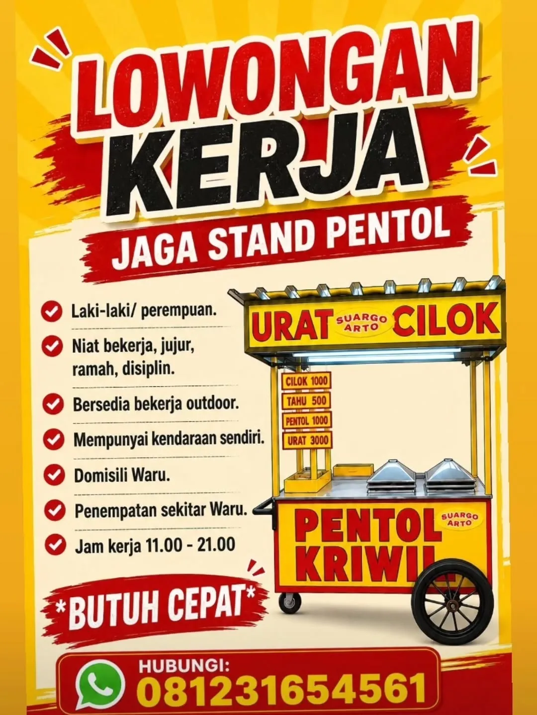 Logo Urat Suargo Arto Cilok / Pentol Kriwil