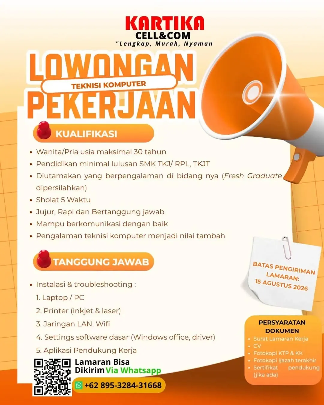 Logo Kartika Cell & Com