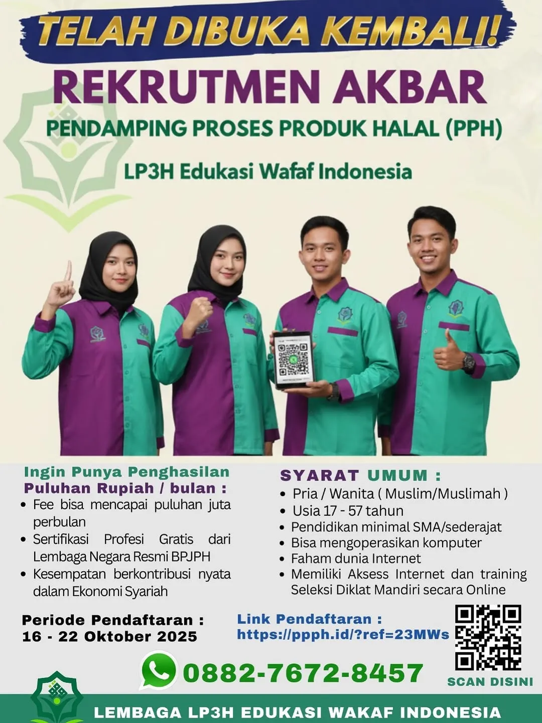 Logo LEMBAGA LP3H EDUKASI WAKAF INDONESIA