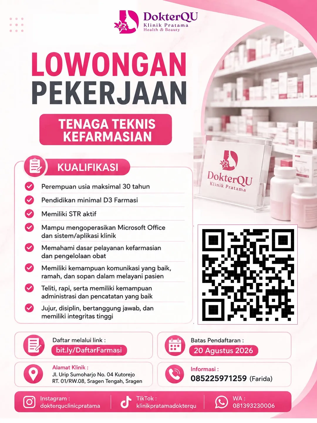 Logo DokterQU Klinik Pratama Health & Beauty