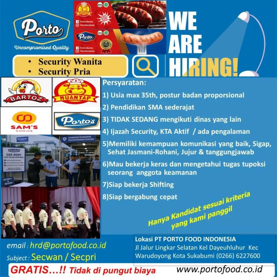 Logo PT PORTO FOOD INDONESIA