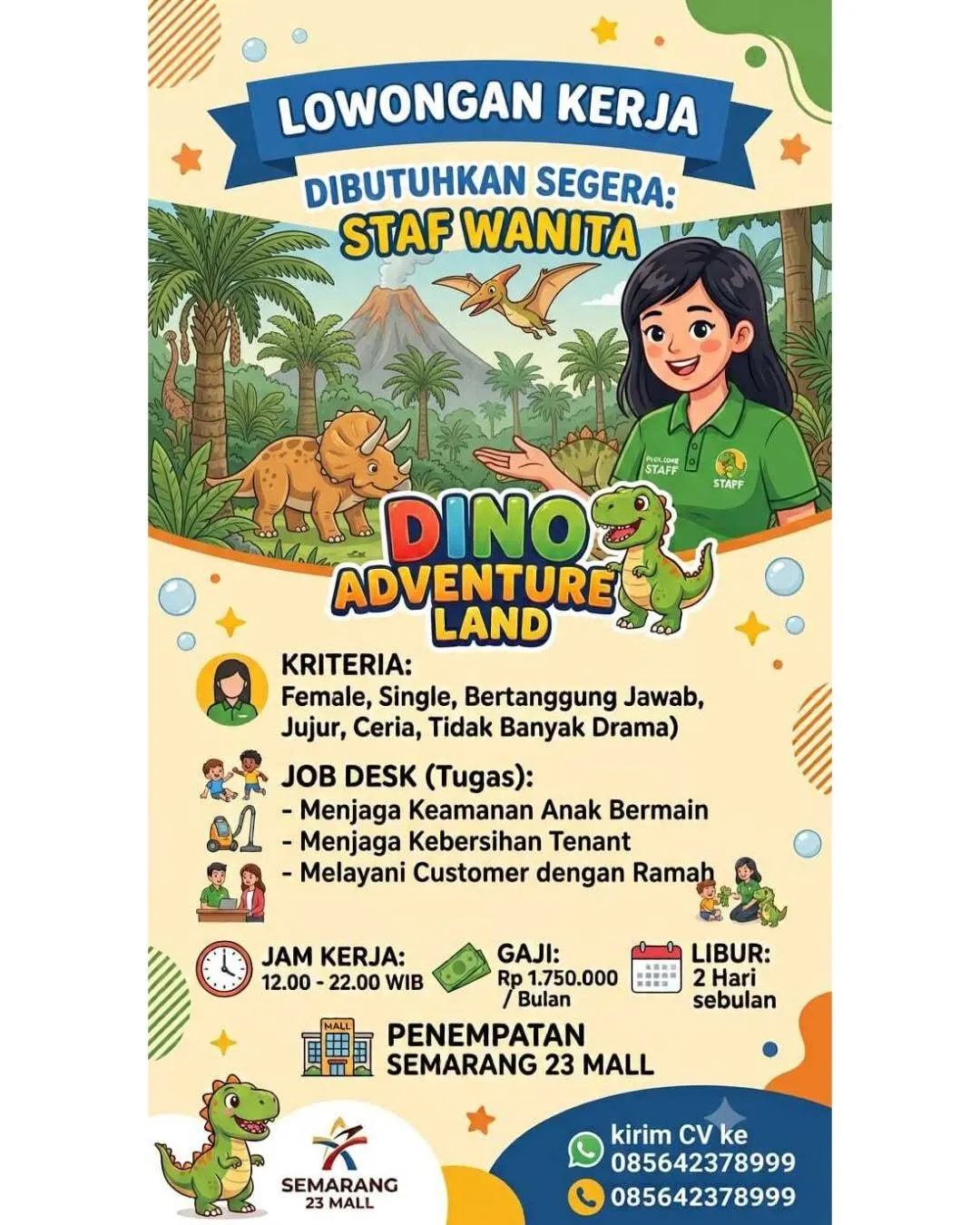 Logo Dino Adventure Land
