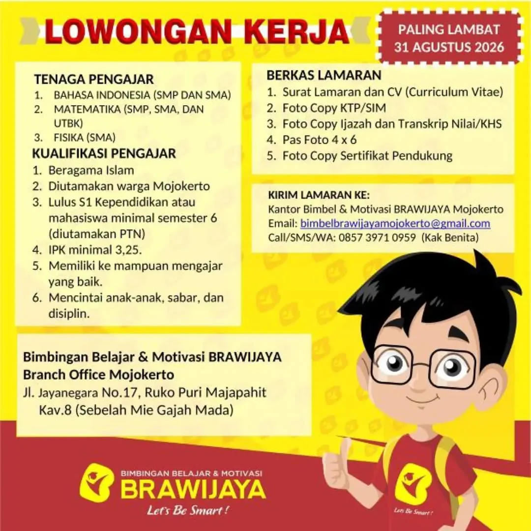 Logo Bimbingan Belajar & Motivasi BRAWIJAYA