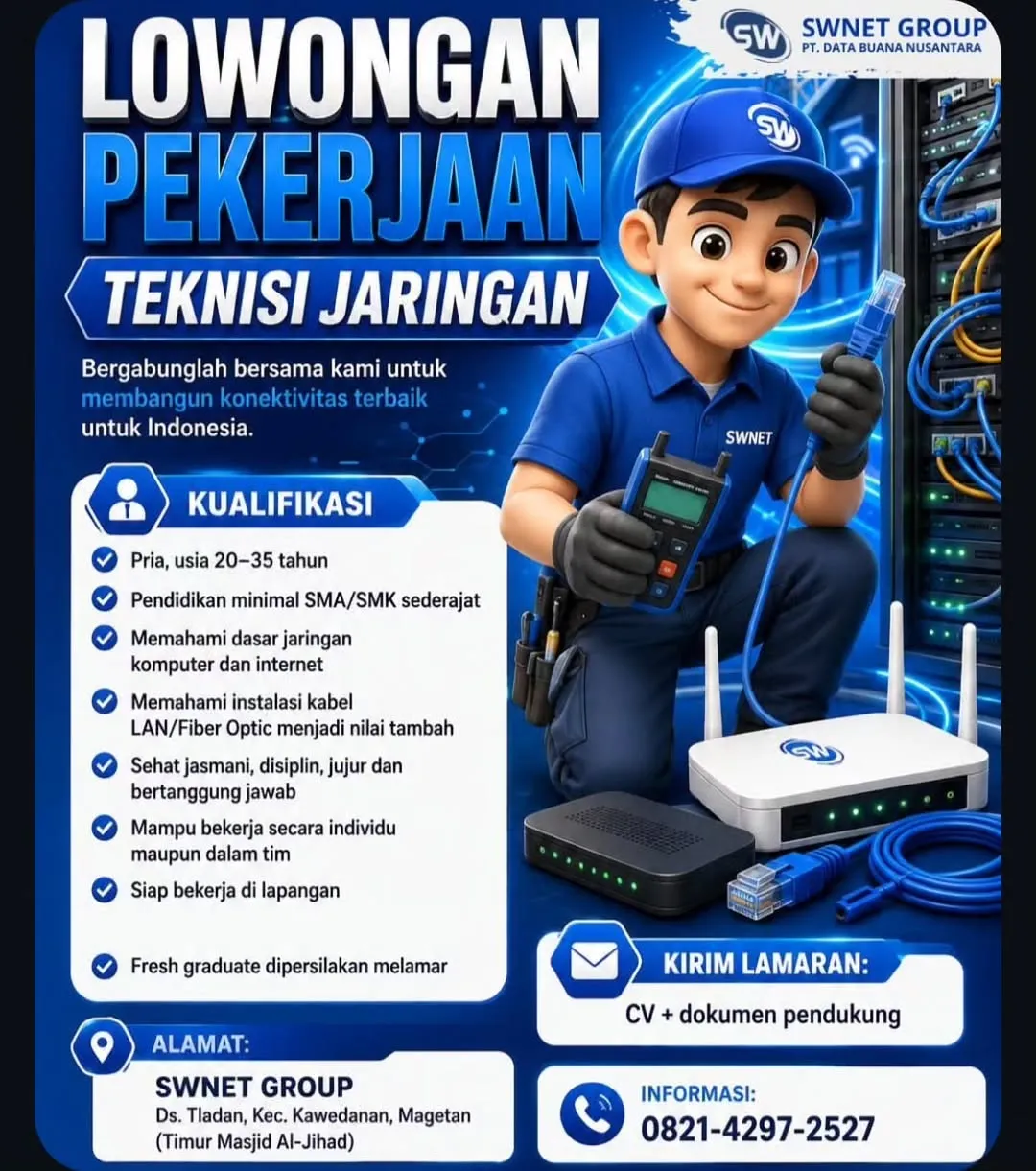 Logo Swnet Group (PT. Data Buana Nusantara)