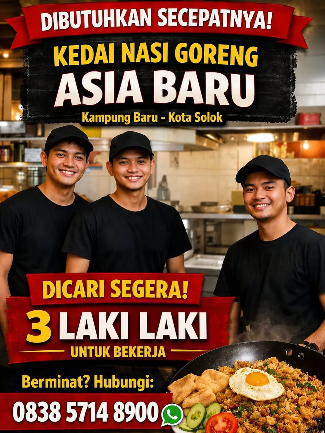 Logo Kedai Nasi Goreng Asia Baru