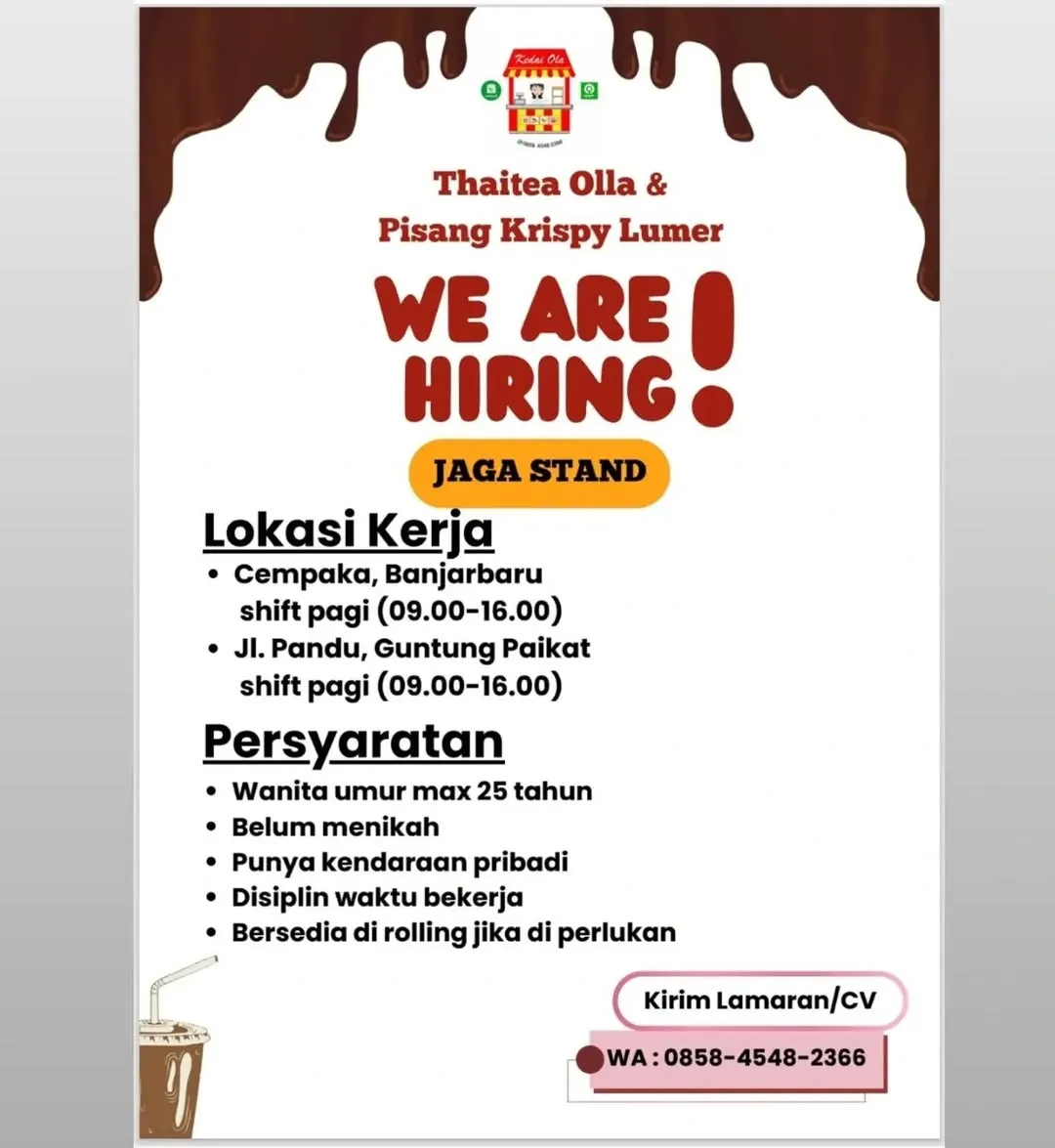 Logo Thaitea Olla & Pisang Krispy Lumer