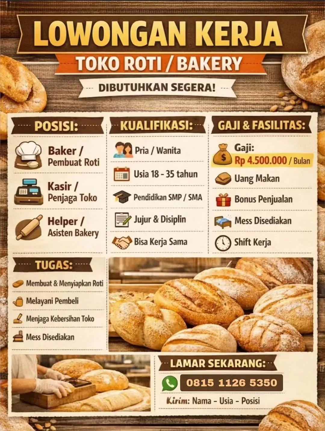 Logo Toko Roti / Bakery